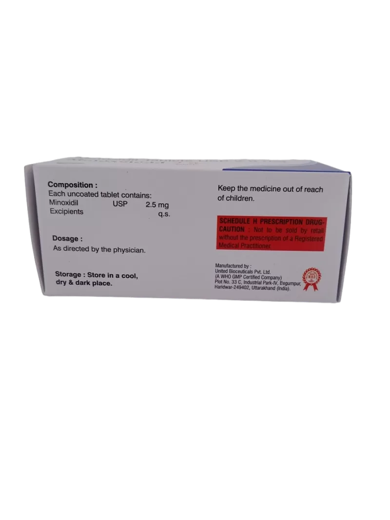 MINOXYHEAD 2.5 MG - 10 TABLETS - Image 4