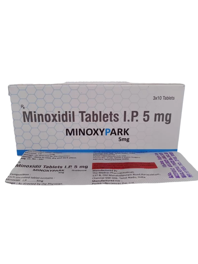 MINOXY PARK 5 MG - 10 TABLETS - Image 3