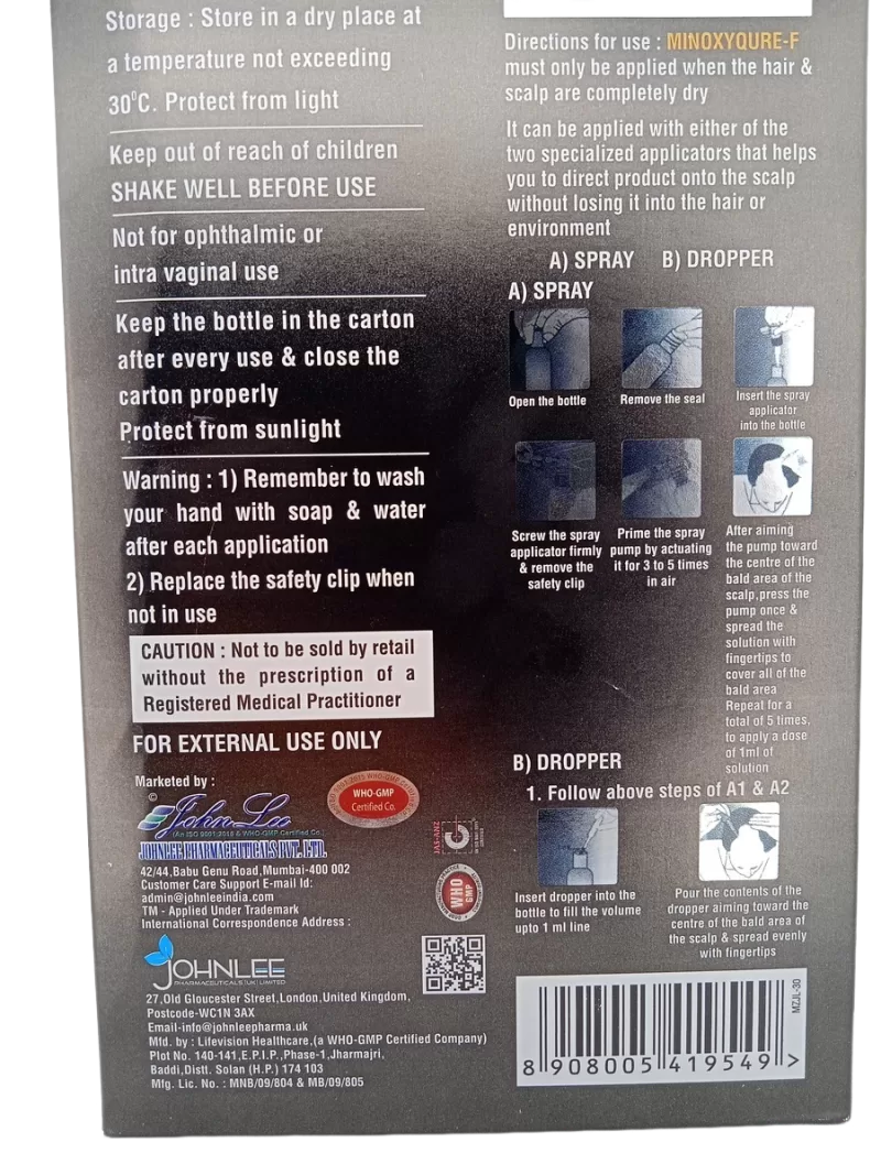 MINOXYQURE-F - 60ML SOLUTION - Image 4