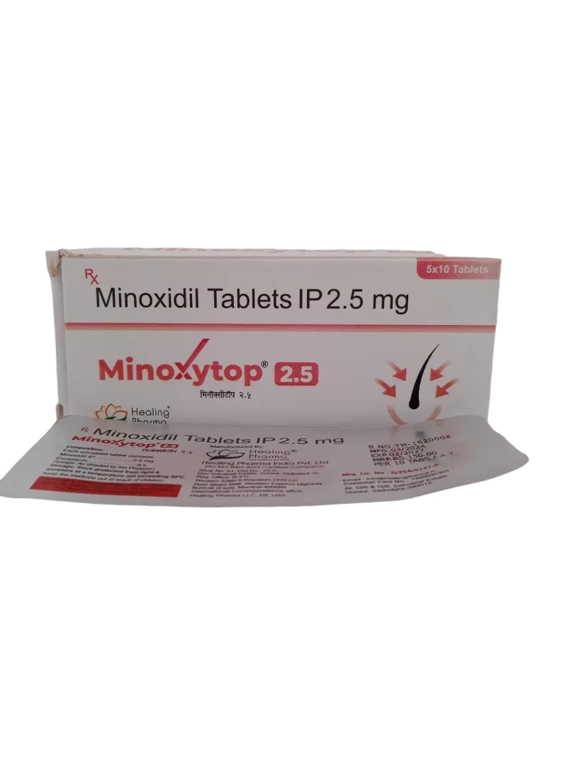 MINOXITOP 2.5 MG - 10 TABLETS - Image 3