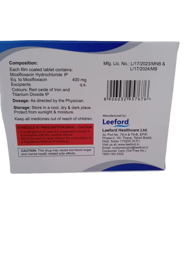 MOXIFORD 400 MG - 5 TABLETS - Image 4