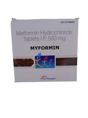 MYFORMIN 500 MG - 10 TABLETS