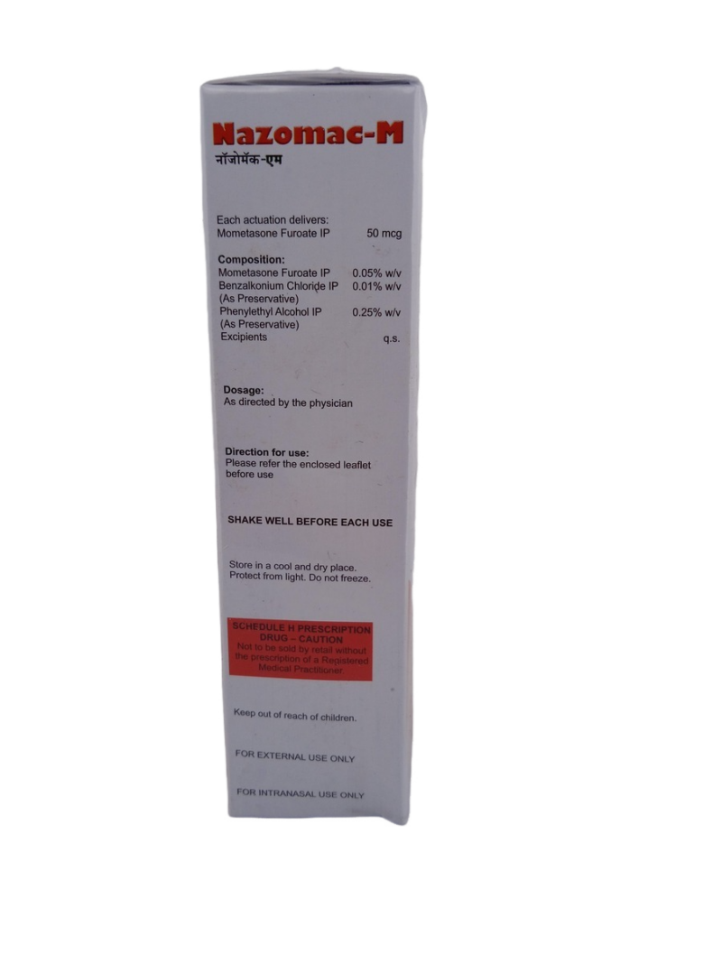 NAZOMAC-M 50 MCG - 1 BOTTLE OF 12ML - Image 2