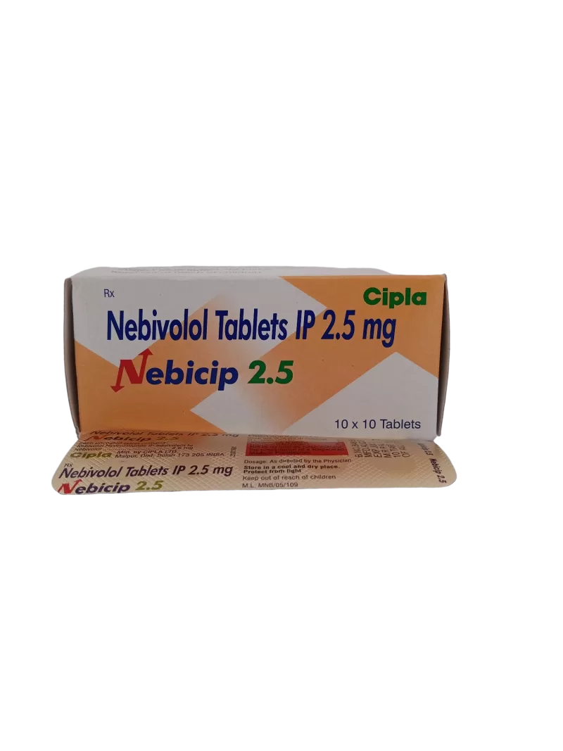 NEBICIP 2.5MG - 10 TABLETS - Image 3