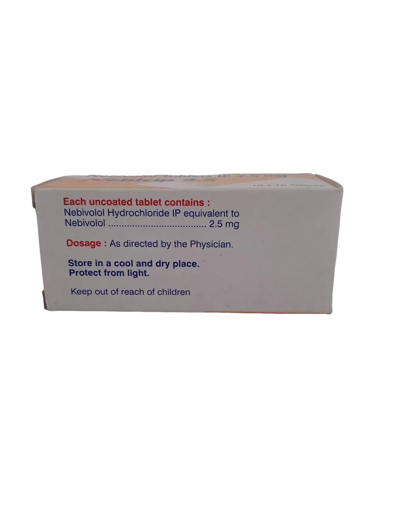 NEBICIP 2.5MG - 10 TABLETS - Image 4