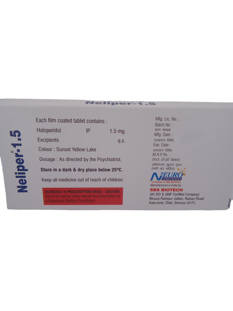 NELIPER 1.5 MG - 10 TABLETS - Image 4