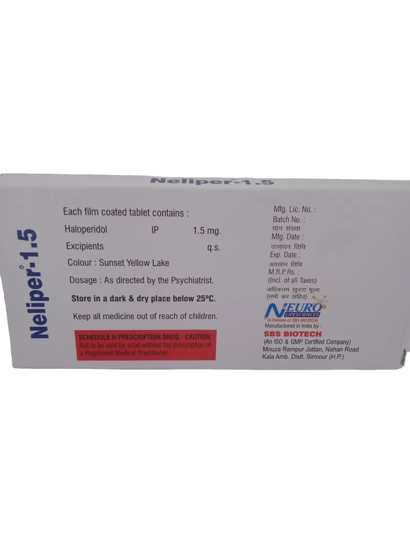 NELIPER 1.5 MG - 10 TABLETS - Image 4