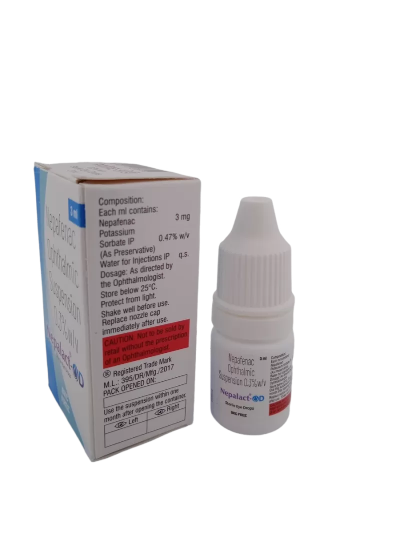 NEPALACT-OD EYE DROPS - 1 BOTTLE OF 3ML - Image 3
