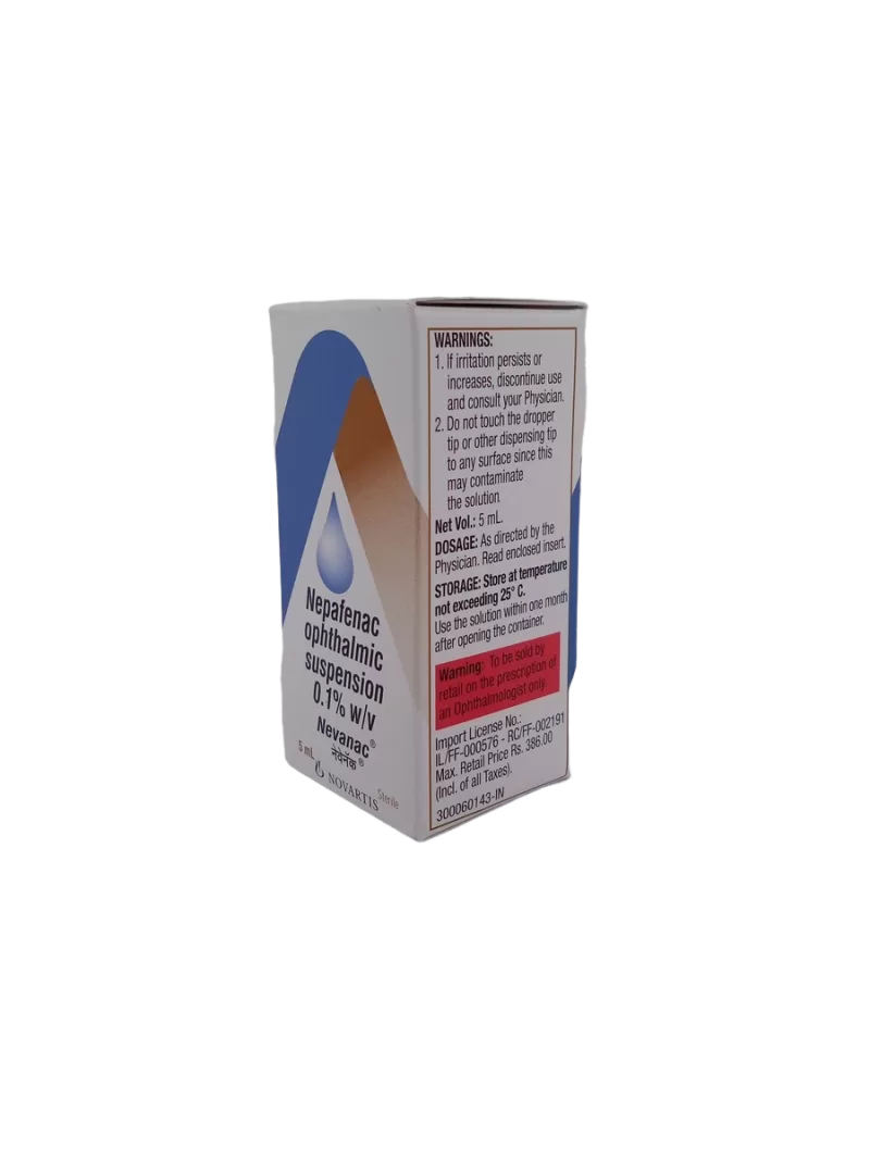 NEVANAC 1 MG - 1 BOTTLE OF 5ML - Image 3