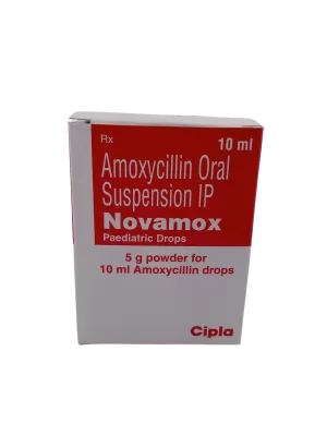 NOVAMOX PAEDIATRIC DROPS 100 MG - 1 BOTTLE OF 10ML
