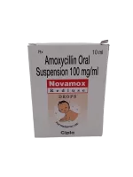 NOVAMOX REDIUSE DROPS 100MG/1ML - 1 BOTTLE OF 10ML