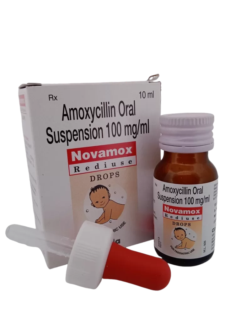 NOVAMOX REDIUSE DROPS 100MG/1ML - 1 BOTTLE OF 10ML - Image 2