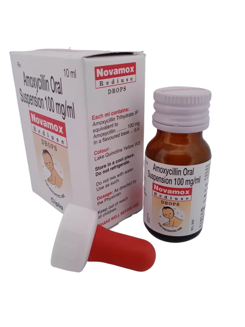 NOVAMOX REDIUSE DROPS 100MG/1ML - 1 BOTTLE OF 10ML - Image 3