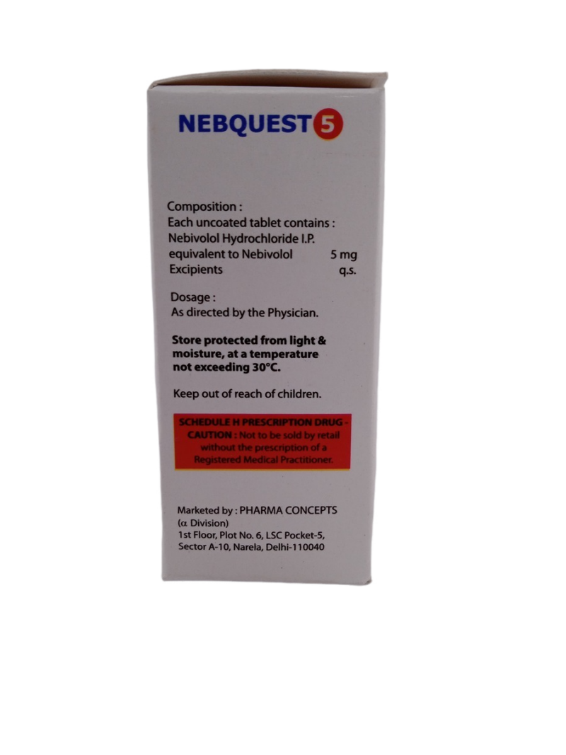NEBQUEST 5 MG - 10 TABLETS - Image 4