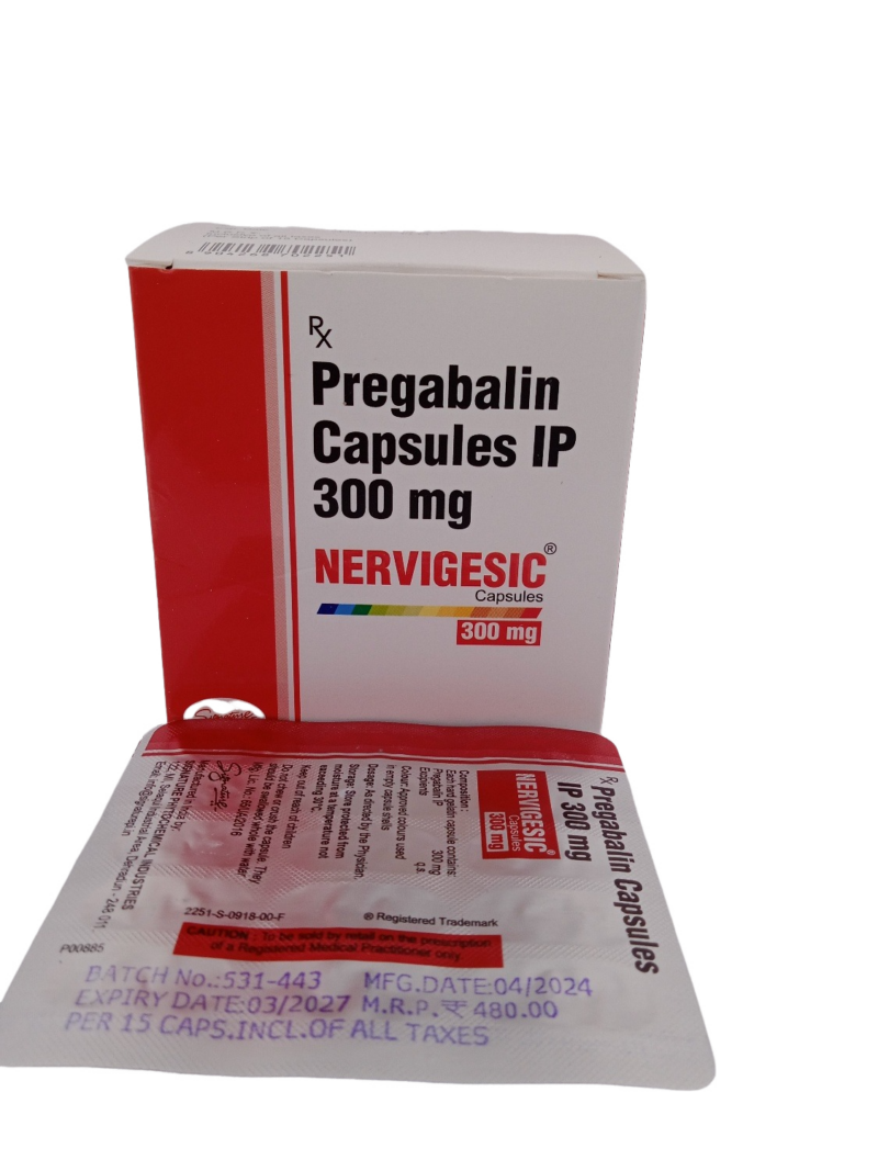 NERVIGESIC 300 MG - 15 CAPSULES - Image 3
