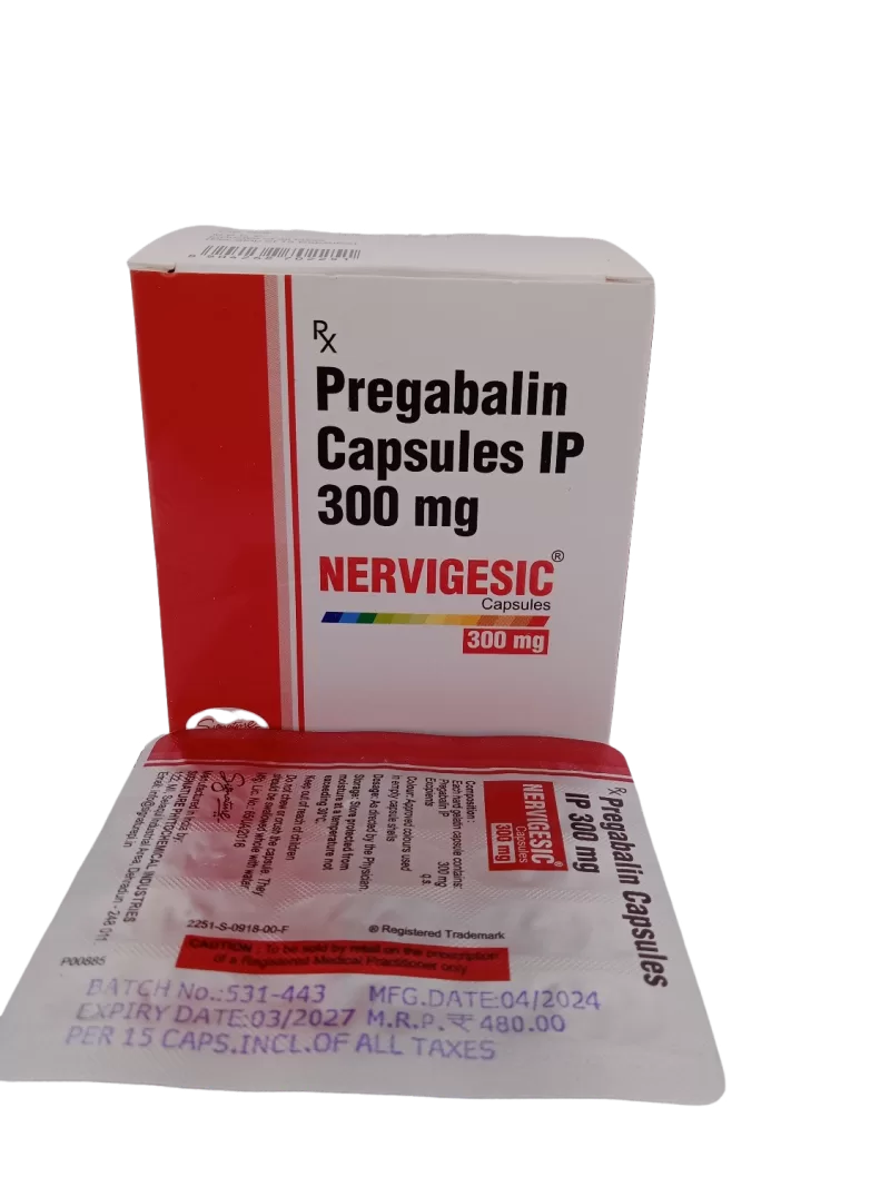 NERVIGESIC 300 MG - 15 CAPSULES - Image 3