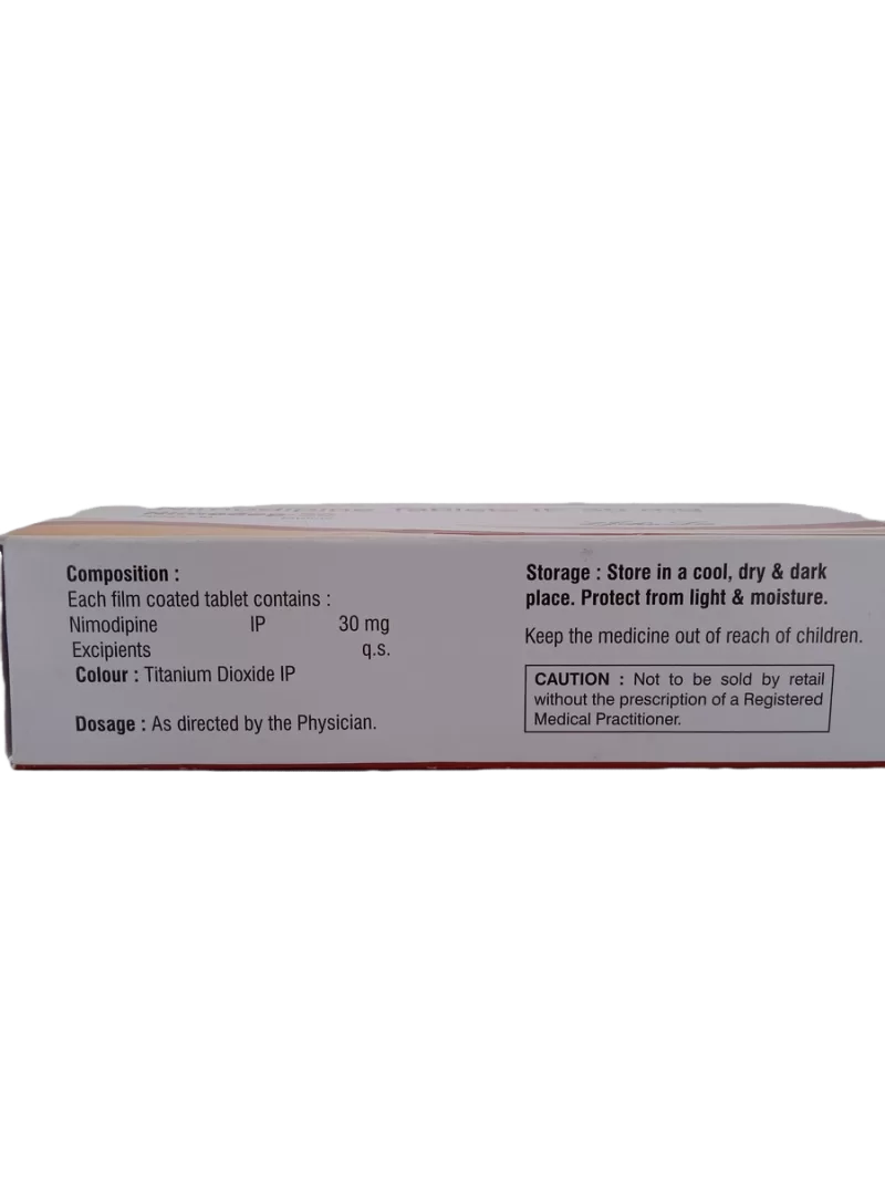 NIMODEP 30 MG - 10 TABLETS - Image 4