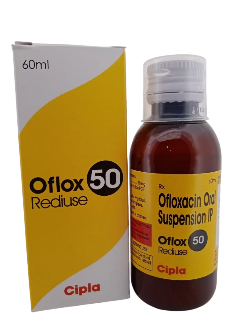 OFLOX REDIUSE 50 MG - 1 BOTTLE OF 60ML - Image 2
