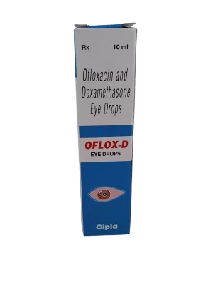 OFLOX-D EYE DROPS - 1 BOTTLE OF 10ML