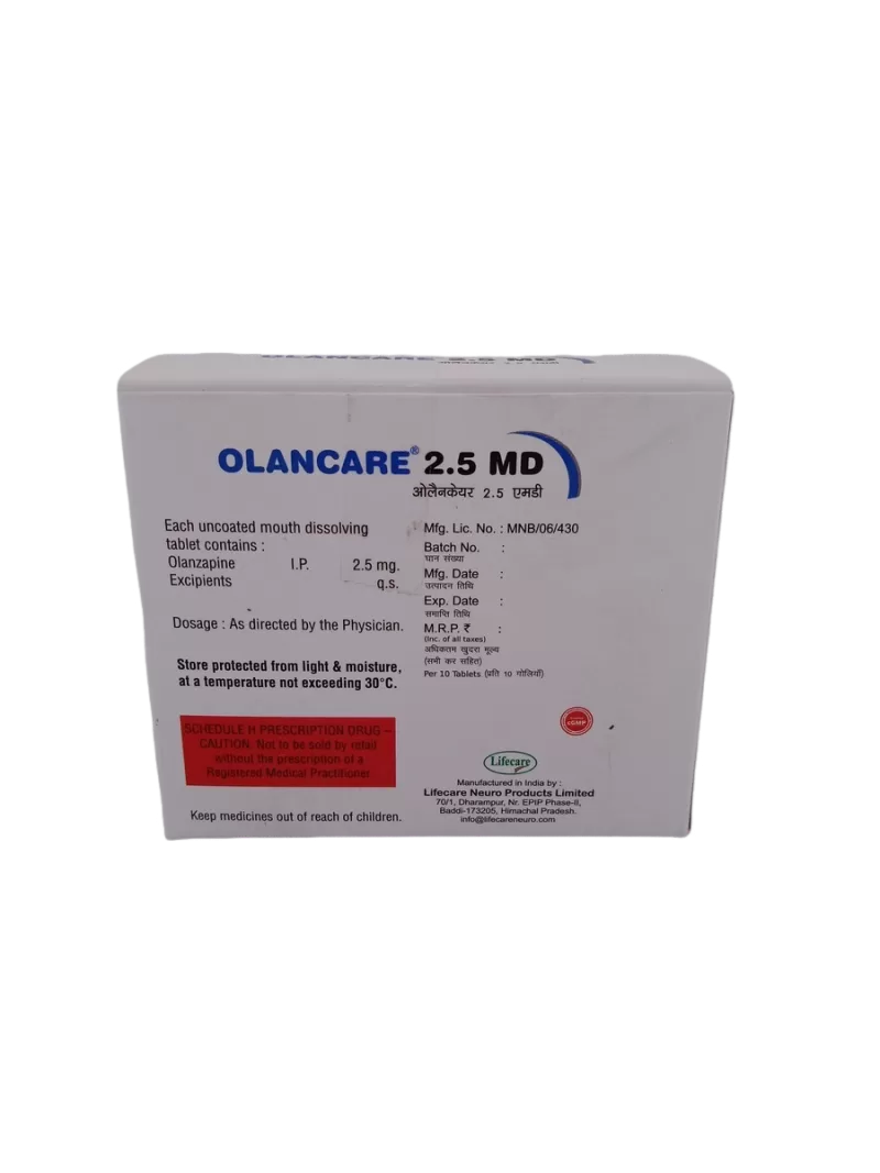 OLANCARE 2.5 MD - 10 TABLETS - Image 4