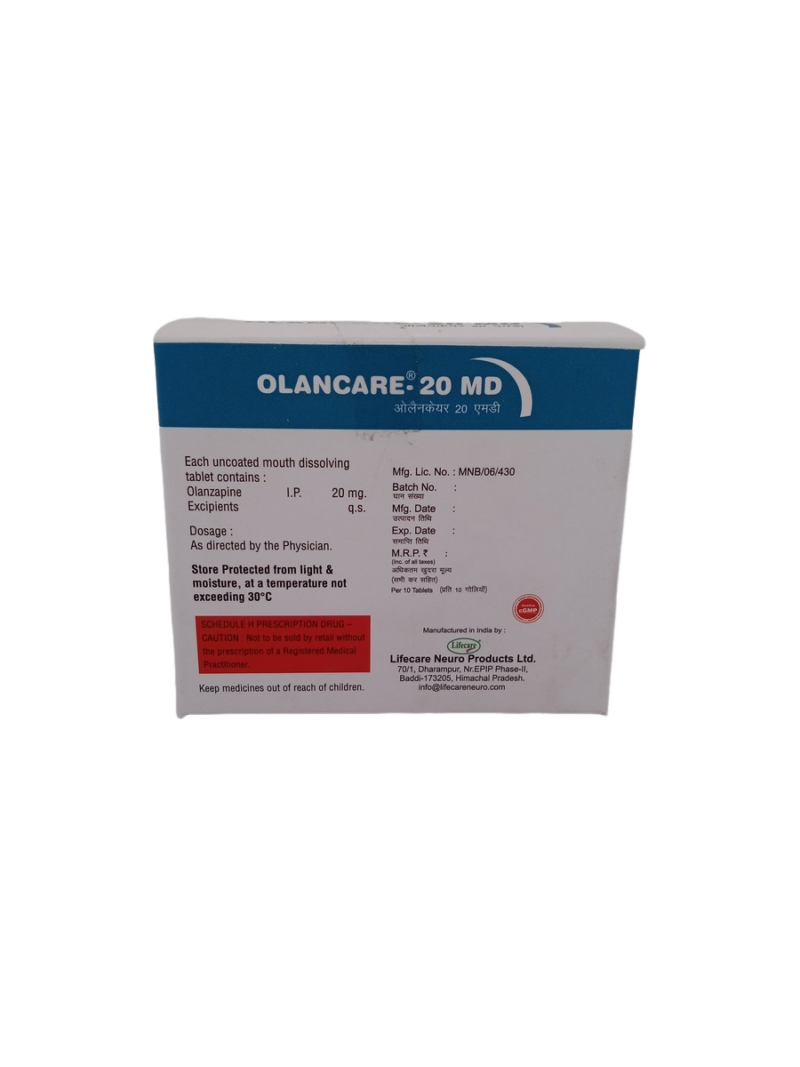OLANCARE-20 MD - 10 TABLETS - Image 4