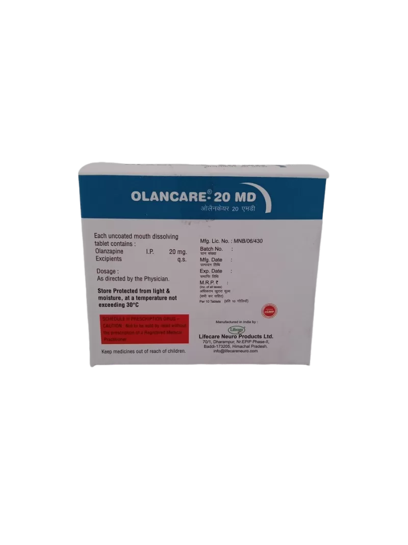 OLANCARE-20 MD - 10 TABLETS - Image 4