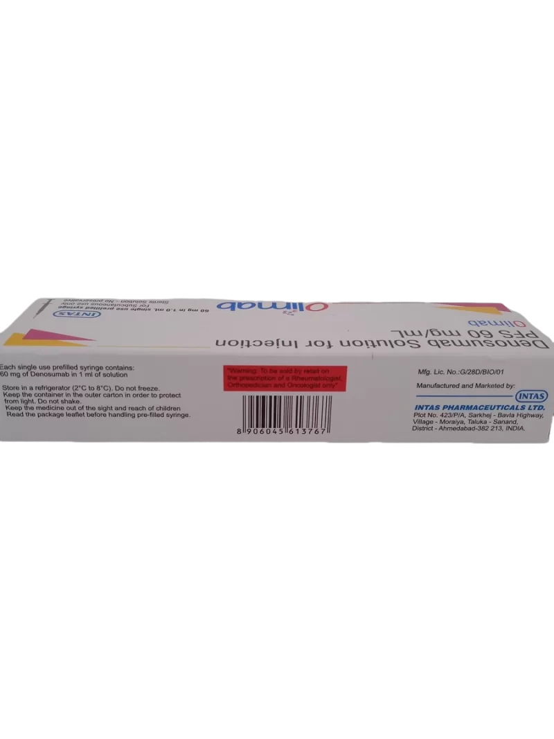 OLIMAB 60 MG - 1 PRE-FILLED SYRINGE OF 1 ML - Image 4