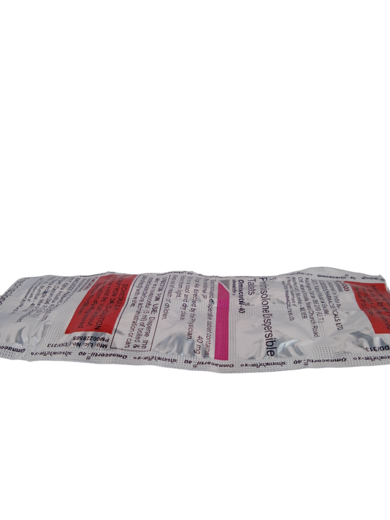OMNACORTIL 40 MG - 10 TABLETS - Image 3