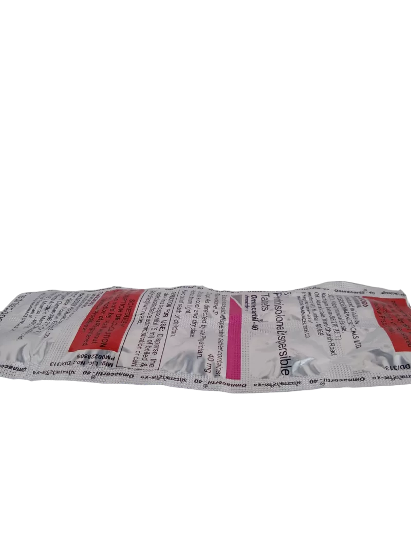 OMNACORTIL 40 MG - 10 TABLETS - Image 3