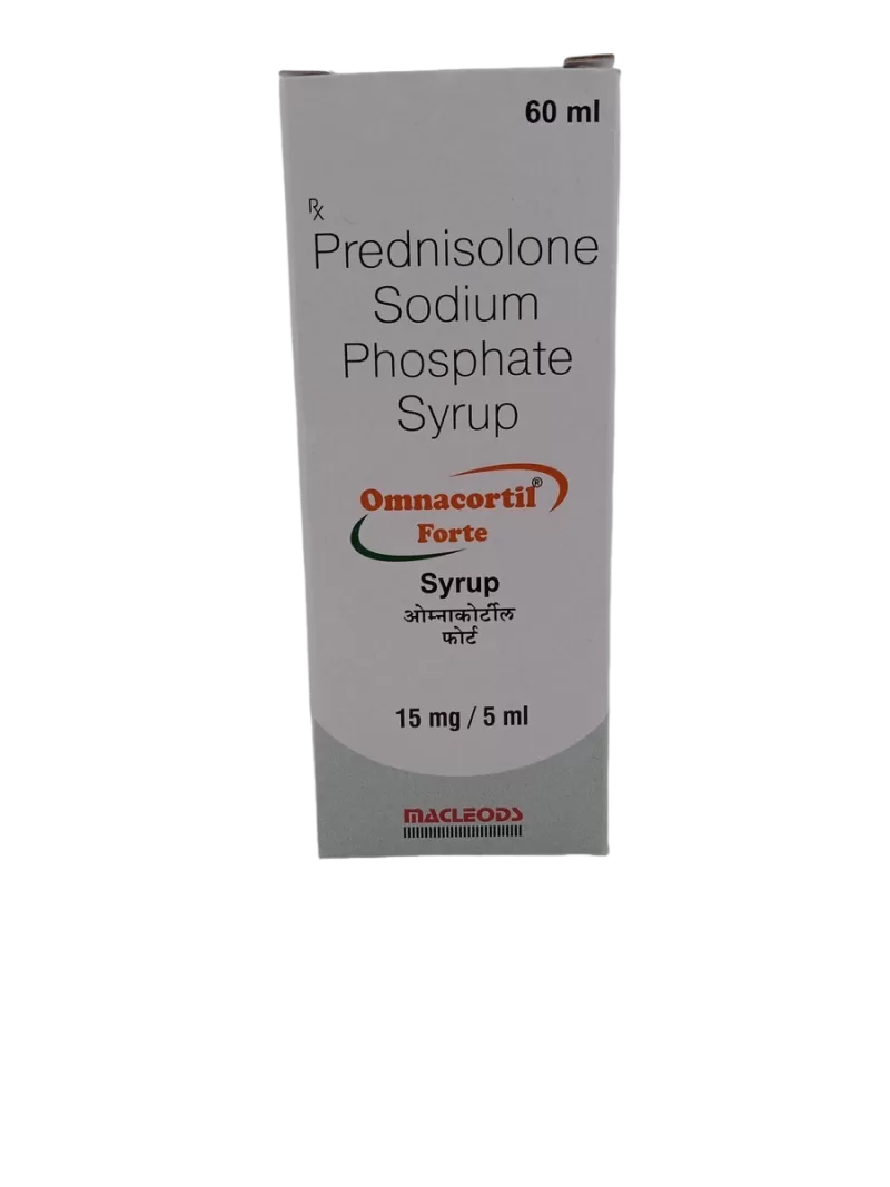 OMNACORTIL FORTE SYRUP 15MG/5ML - 1 BOTTLE OF 60ML