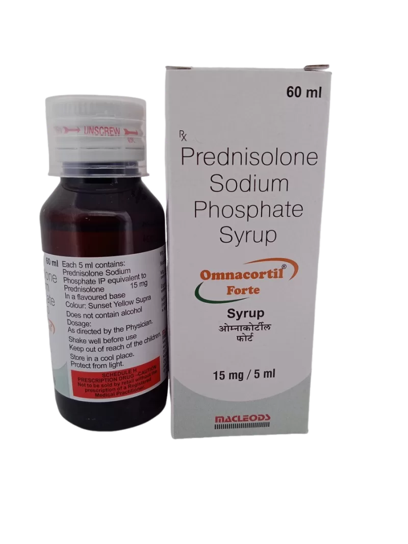 OMNACORTIL FORTE SYRUP 15MG/5ML - 1 BOTTLE OF 60ML - Image 3