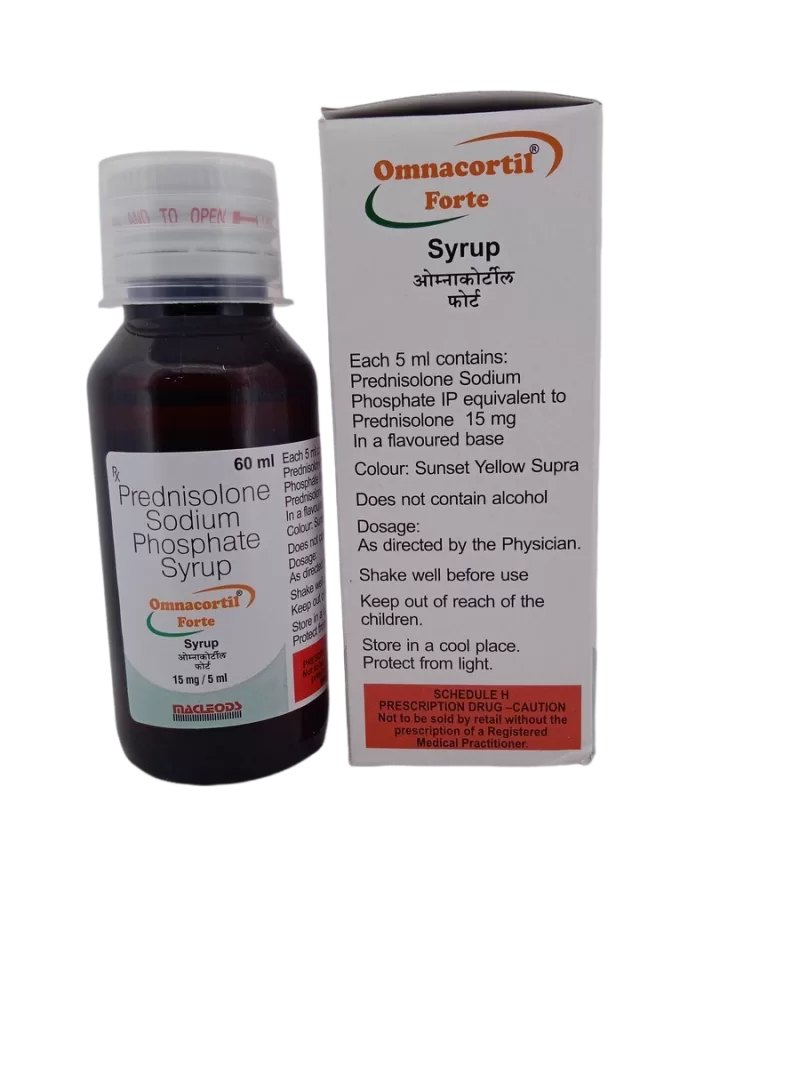 OMNACORTIL FORTE SYRUP 15MG/5ML - 1 BOTTLE OF 60ML - Image 4