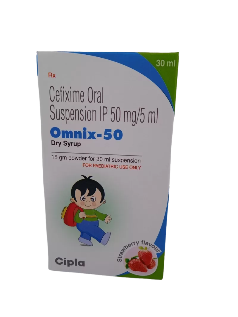 OMNIX-50 DRY SYRUP - 1 BOTTLE OF 30ML