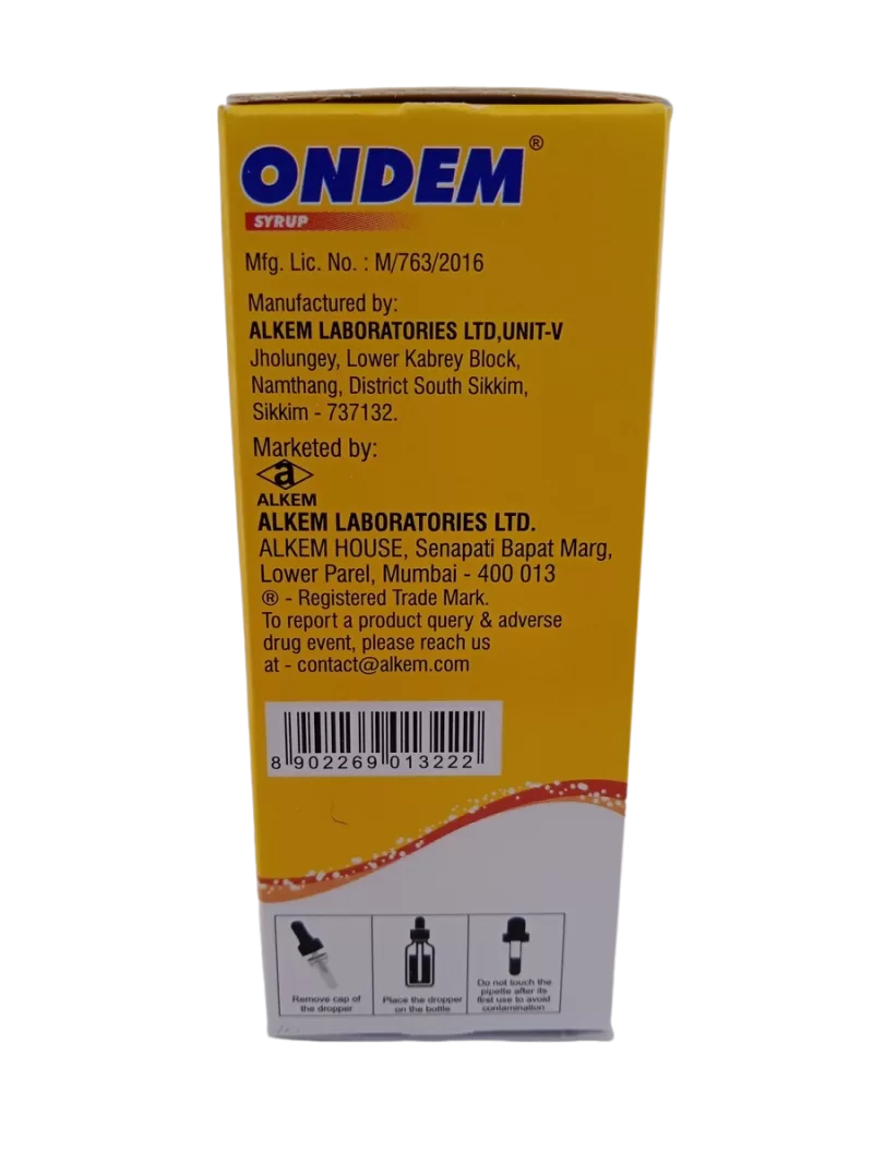 ONDEM SYRUP 2 MG - 1 BOTTLE OF 30ML - Image 4