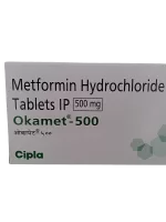 OKAMET 500 MG - 20 TABLETS