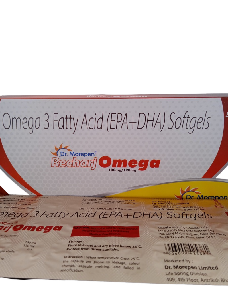 RECHARJ OMEGA 180MG/120MG - 30 SOFTGELS - Image 3