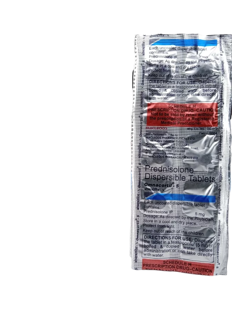 OMNACORTIL 5 MG - 10 TABLETS - Image 2