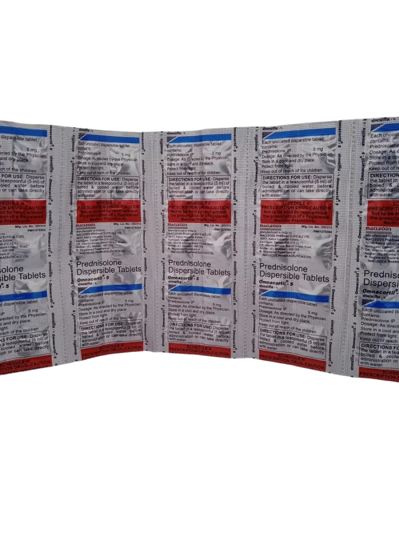 OMNACORTIL 5 MG - 10 TABLETS - Image 4
