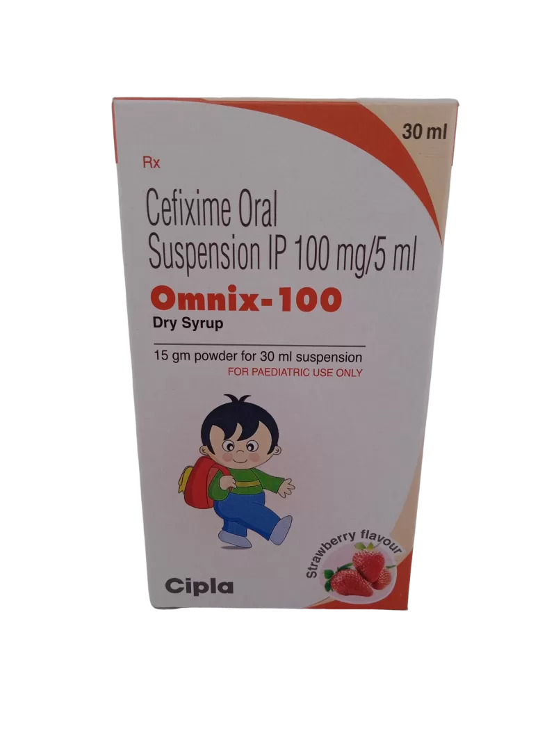 OMNIX-100 DRY SYRUP 100MG/5ML - 1 BOTTLE OF 30ML