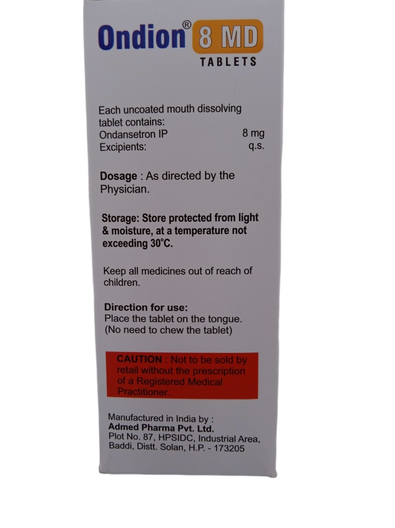 ONDION 8 MD - 10 TABLETS - Image 4