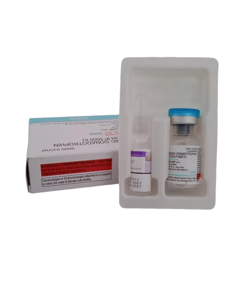 OVUNAL SC 5000IU - 1 VIAL + 1 AMPOULE - Image 4