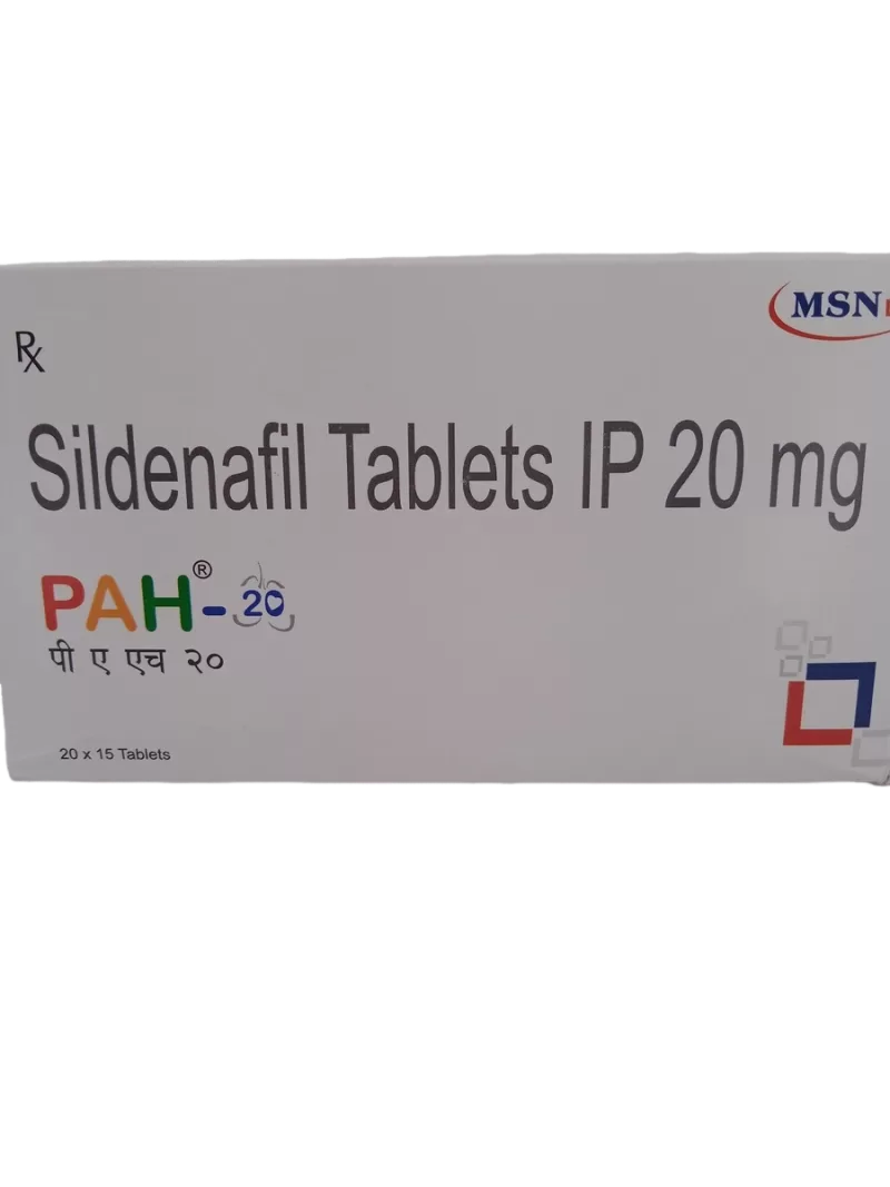 PAH 20 MG - 15 TABLETS