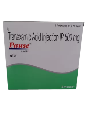 PAUSE INJECTION 500 MG - 1 AMPOULES OF 5ML EACH