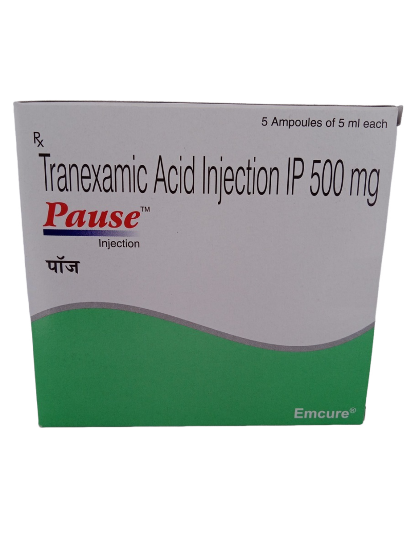 PAUSE INJECTION 500 MG - 1 AMPOULES OF 5ML EACH
