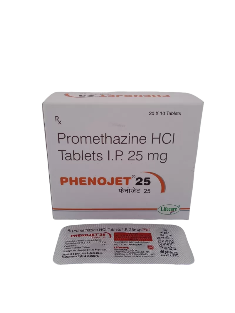 PHENOJET 25 MG - 10 TABLETS - Image 3