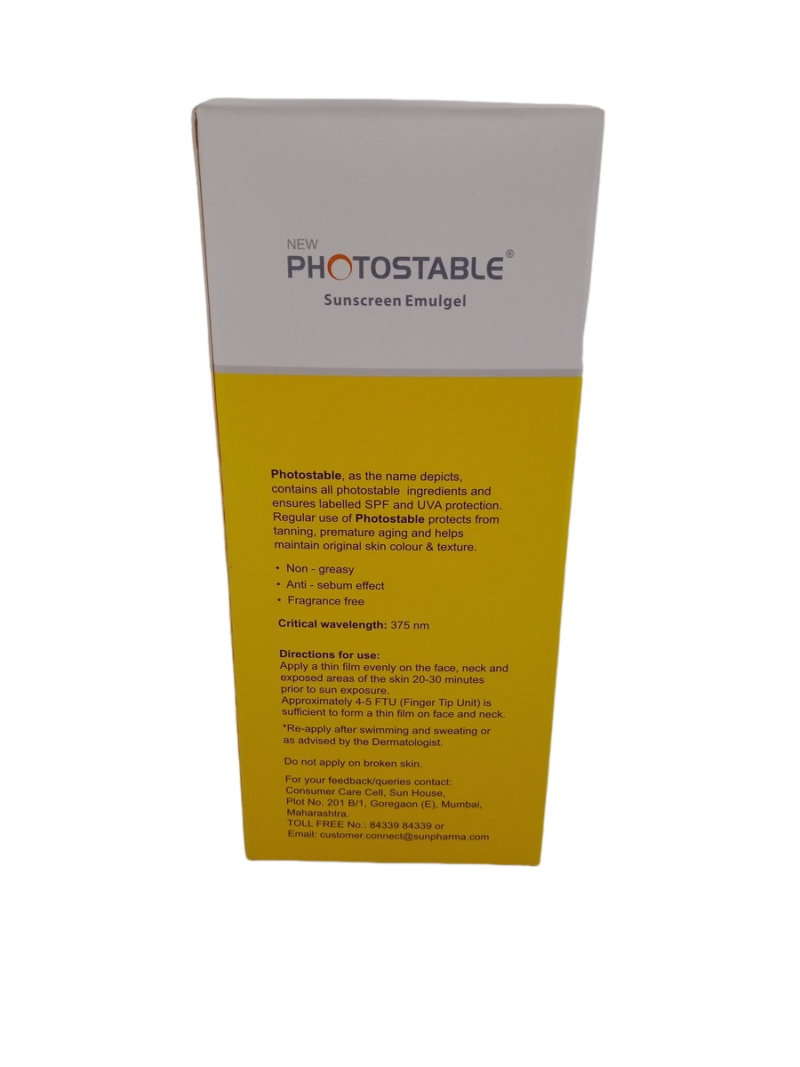 PHOTOSTABLE SUNSCREEN EMULGEL - 1 TUBE OF 50g - Image 2