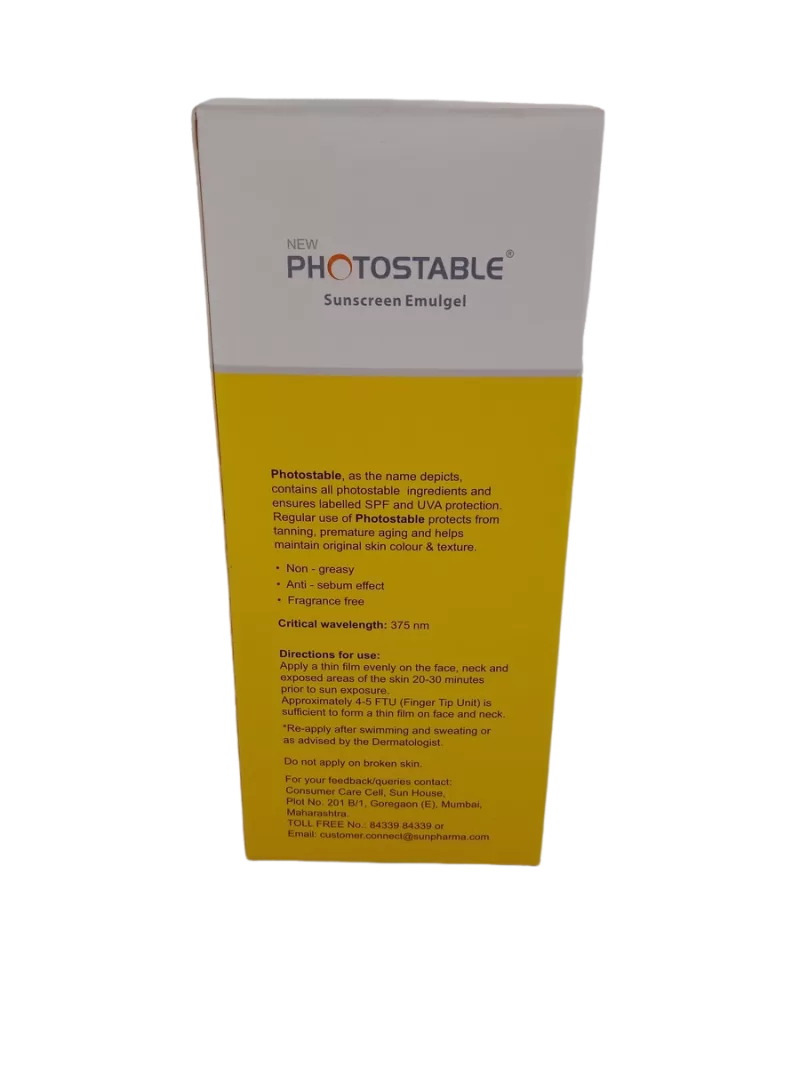 PHOTOSTABLE SUNSCREEN EMULGEL - 1 TUBE OF 50g - Image 2