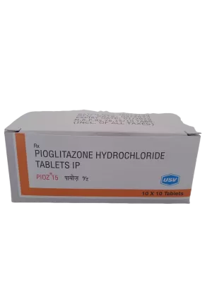 PIOZ 15 MG - 10 TABLETS