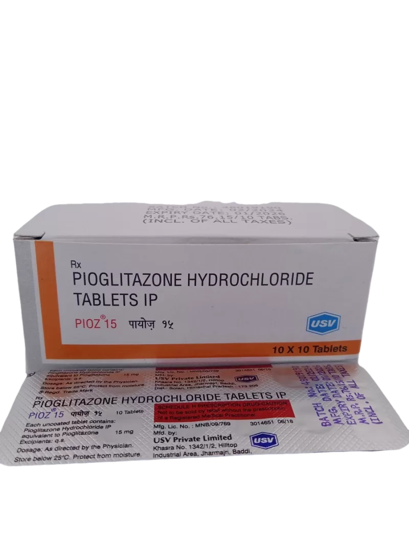 PIOZ 15 MG - 10 TABLETS - Image 3