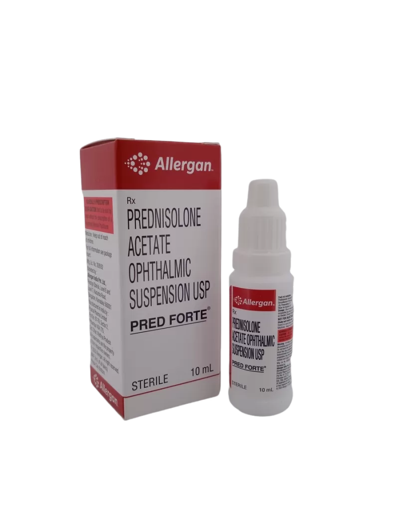 PRED FORTE 10 MG - 1 BOTTLE OF 10ML - Image 2